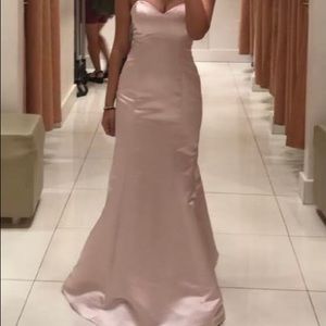 Camille La Vie Silk Pink Prom dress